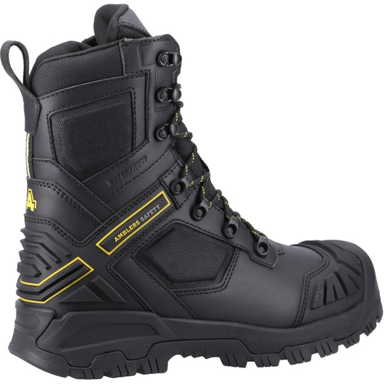 Side profile of the Amblers Dynamite safety boot.