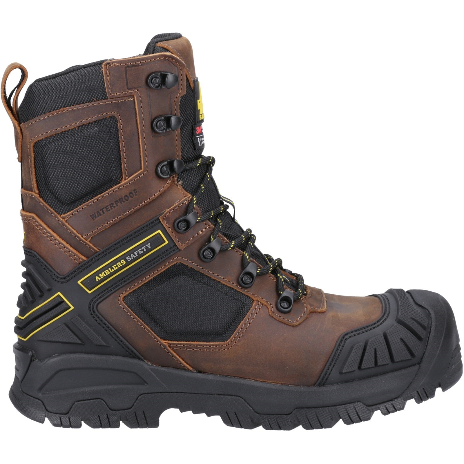 Brown padded lining of the Amblers Detonate boot.