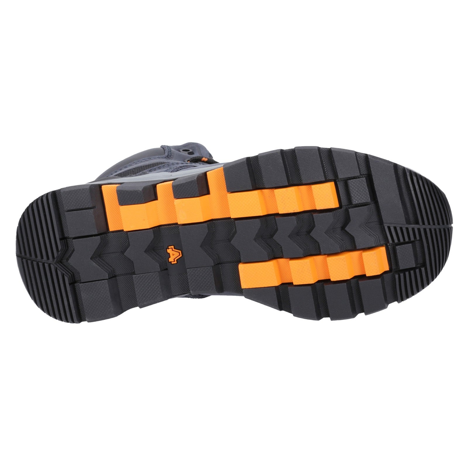 Amblers 501R S1P safety boot in black, front-angled view.