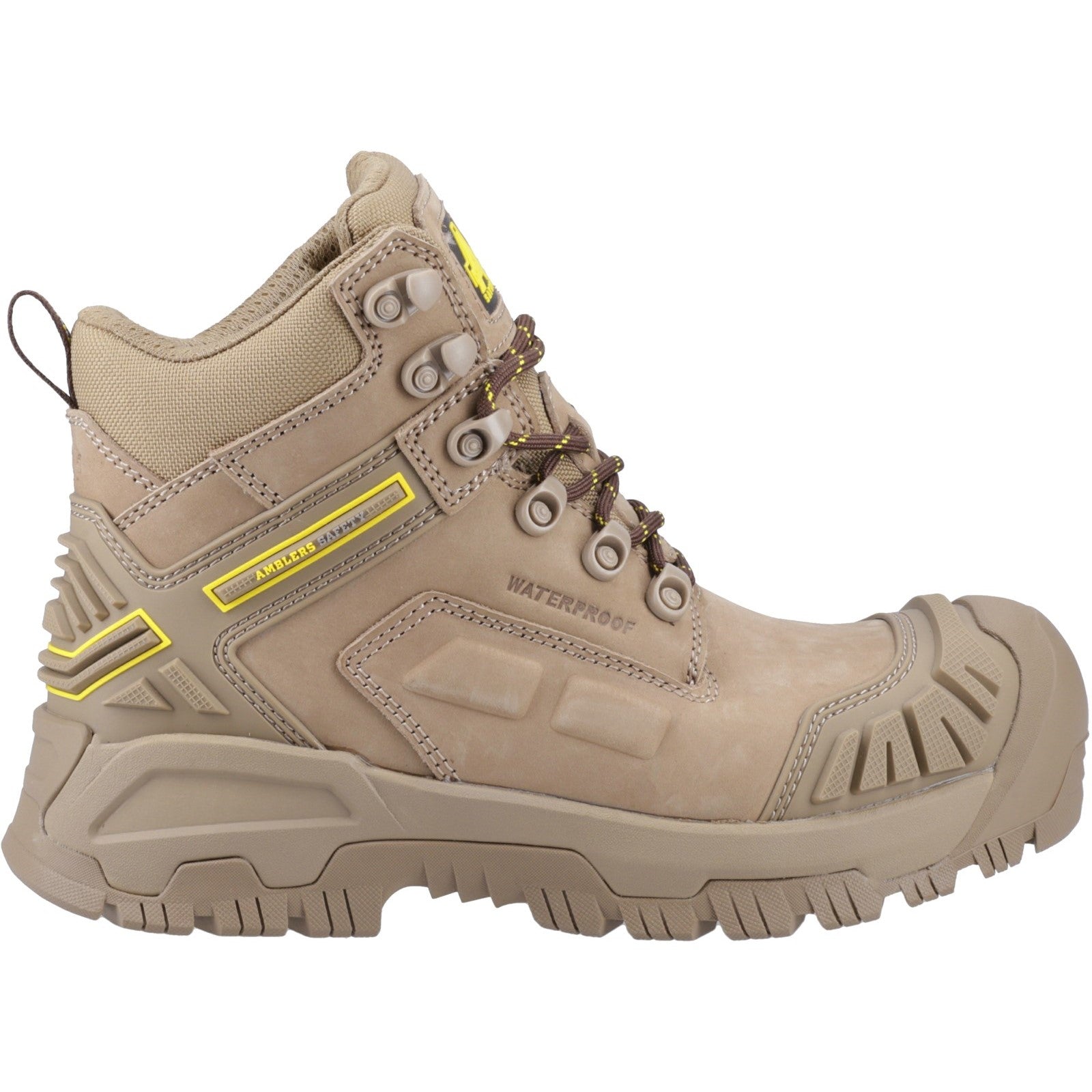 Lacing detail on the AS965C Stone boot.