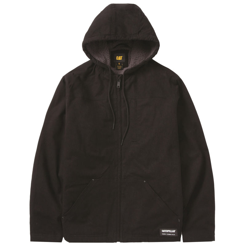 Caterpillar Hooded Sherpa Lined Jacket