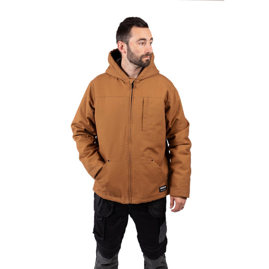 Caterpillar Hooded Sherpa Lined Jacket