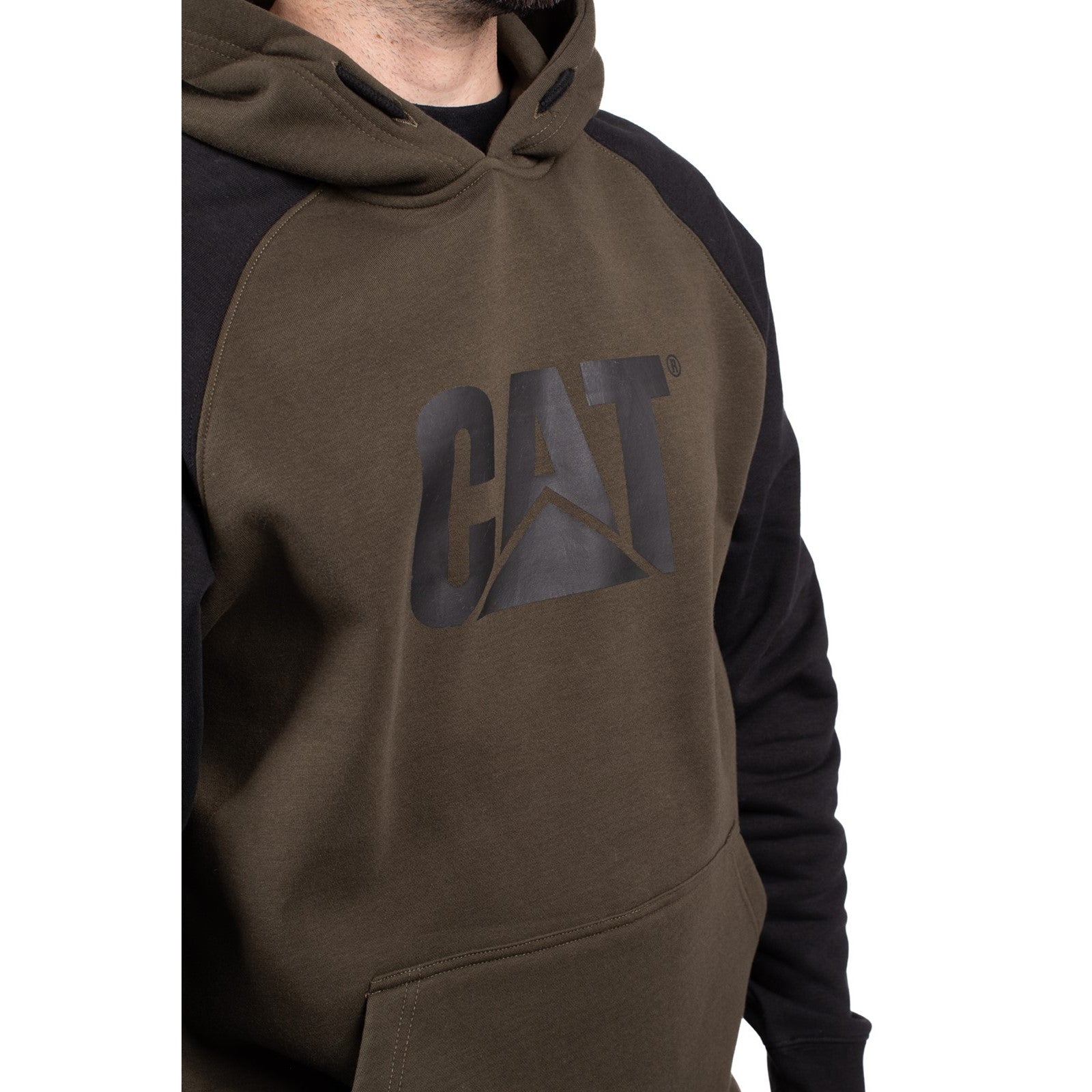 Caterpillar Raglan Hooded Sweatshirt