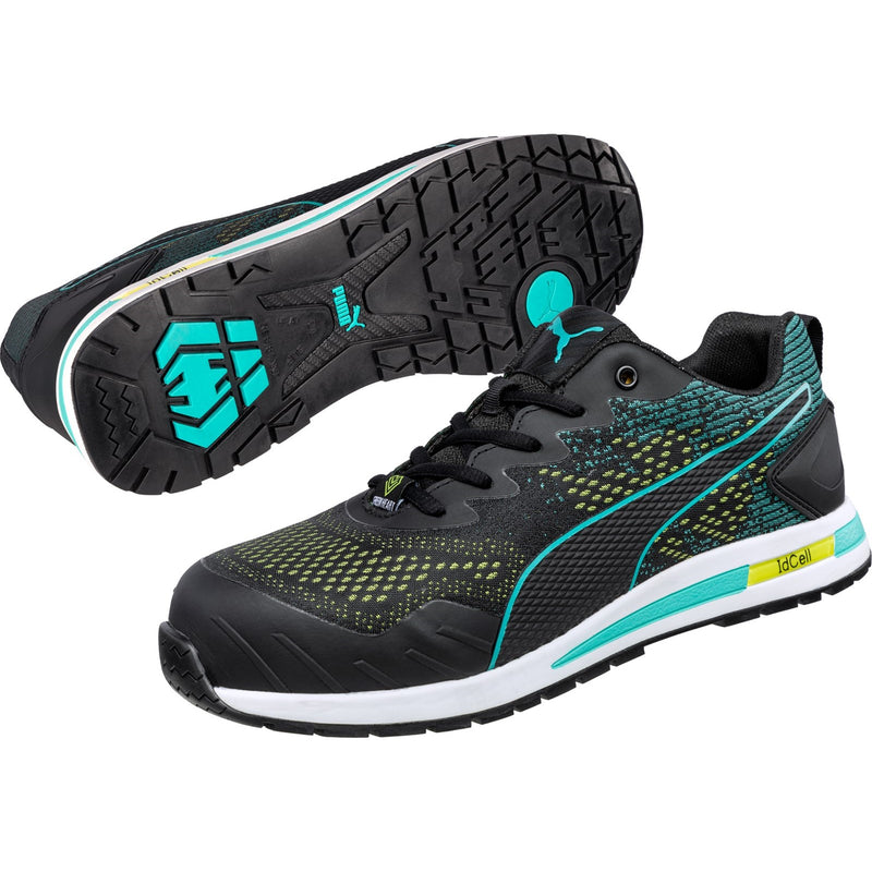 Puma Safety Vivid Green Heart Low Trainer