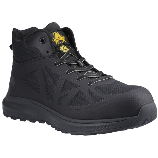 Side view of the Amblers Relay safety hiker boot.