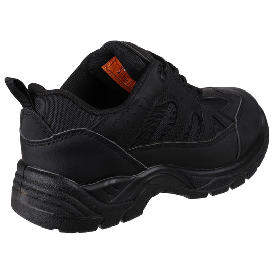 Side profile of the casual FS214 vegan safety shoes.