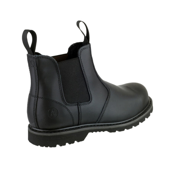 Side view of the brown leather FS5 Goodyear welted dealer boot.