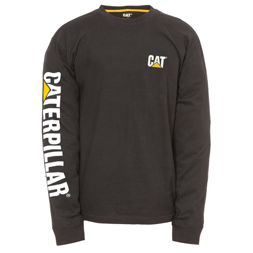 Caterpillar Trademark Banner Long Sleeve T-Shirt