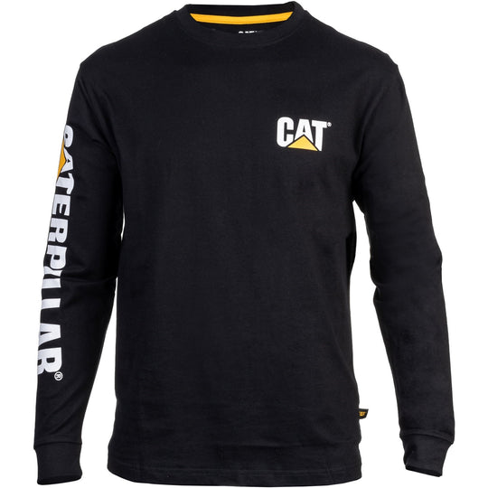 Caterpillar Trademark Banner Long Sleeve T-Shirt