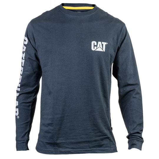 Caterpillar Trademark Banner Long Sleeve T-Shirt
