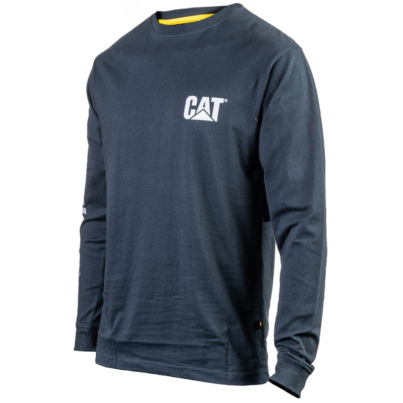 Caterpillar Trademark Banner Long Sleeve T-Shirt