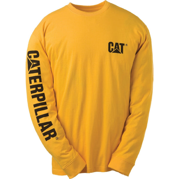 Caterpillar Trademark Banner Long Sleeve T-Shirt