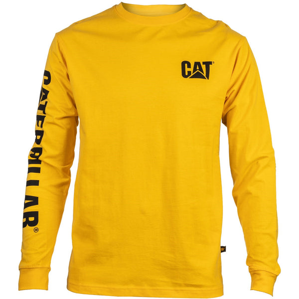 Caterpillar Trademark Banner Long Sleeve T-Shirt