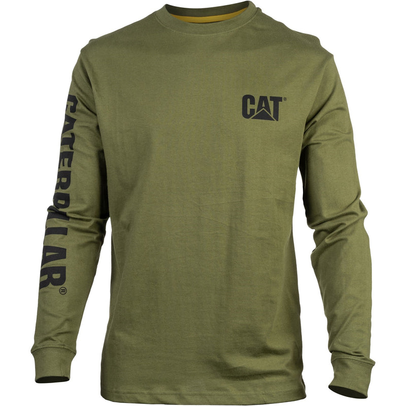 Caterpillar Trademark Banner Long Sleeve T-Shirt