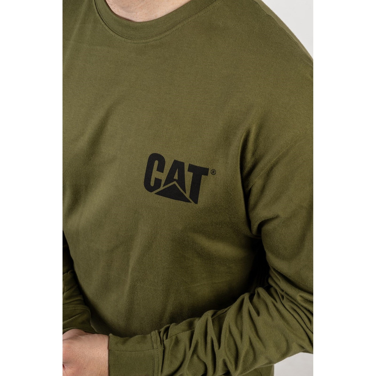 Caterpillar Trademark Banner Long Sleeve T-Shirt