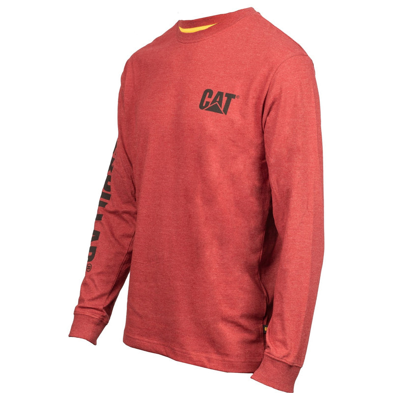 Caterpillar Trademark Banner Long Sleeve T-Shirt