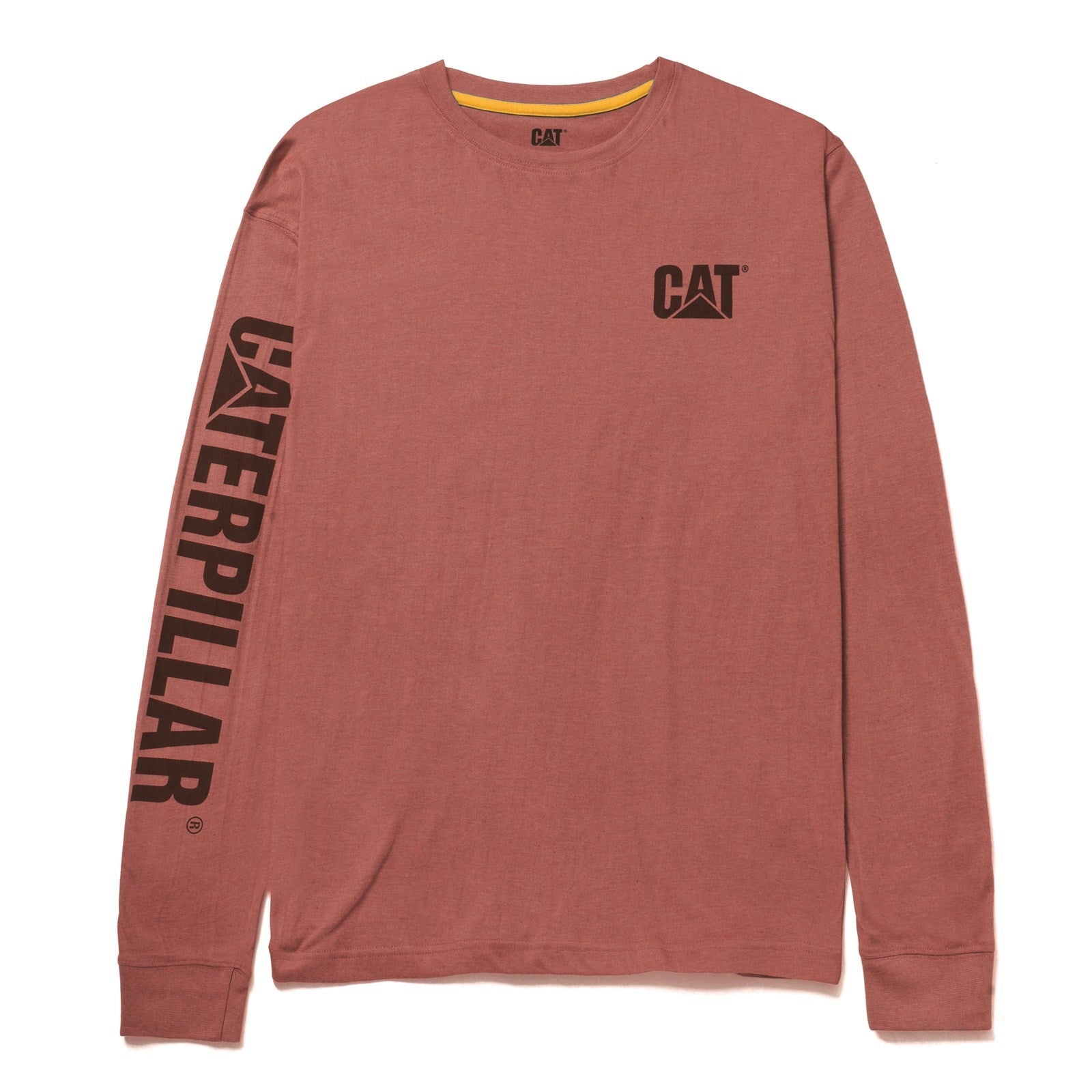 Caterpillar Trademark Banner Long Sleeve T-Shirt