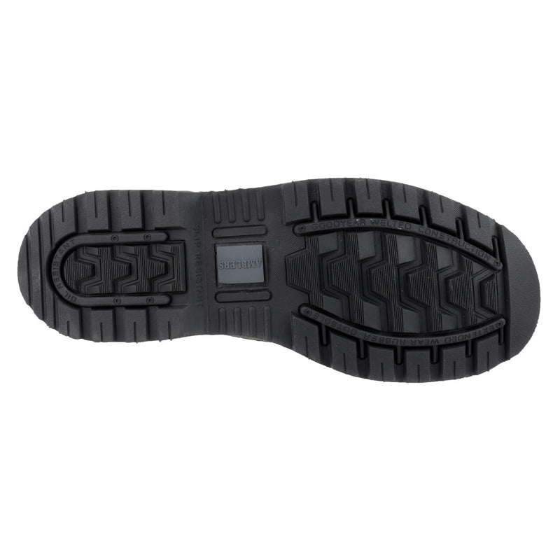 Top-down view of the FS9 Goodyear welted boot.