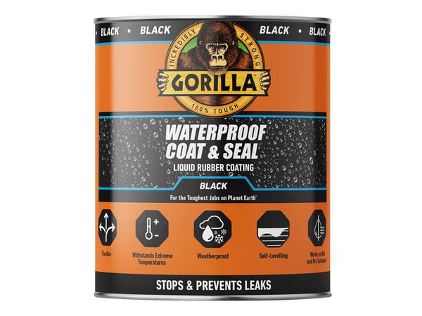 Gorilla Glue Waterproof Coat & Seal Liquid Rubber Coating