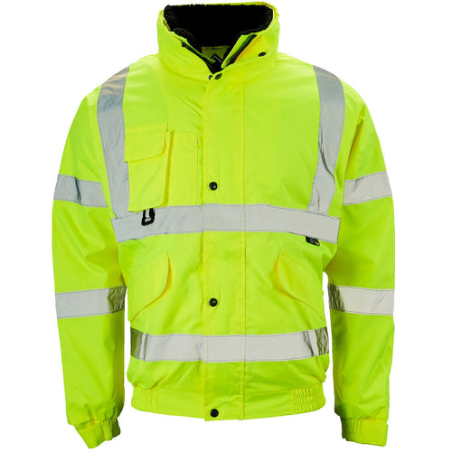 Supertouch Hi Vis Breathable 2 in 1 Bomber Jacket