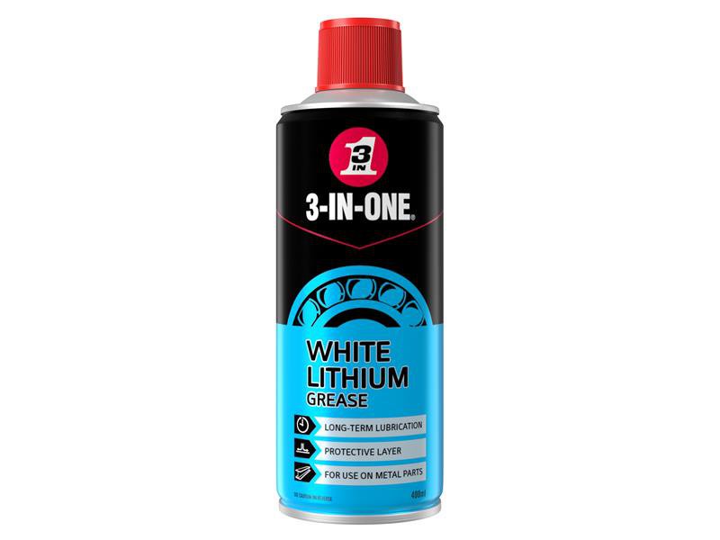 3-IN-ONE 3-IN-ONE White Lithium Spray Grease 400ml