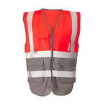 Supertouch Hi Vis 2 Tone Executive Vest - thumbnail 6