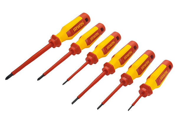 IRWIN VDE Pro Comfort Screwdriver Set, 6 Piece