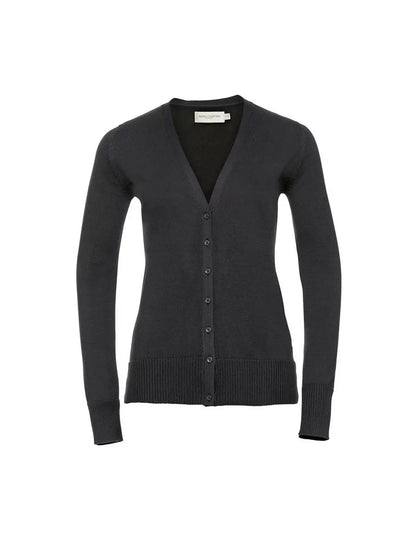 Russell Ladies V-Neck Knitted Cardigan