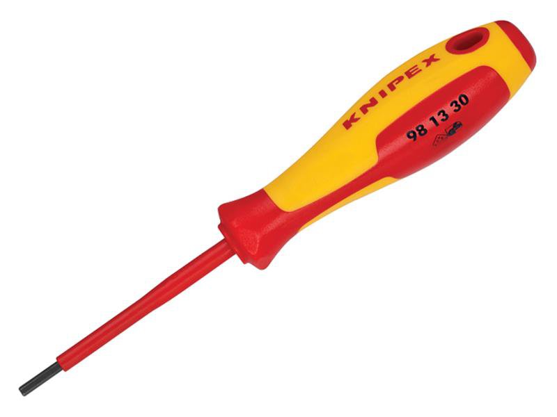 KNIPEX 98 13 30 VDE Hexagon Socket Screw Screwdriver 3.0 x 182mm