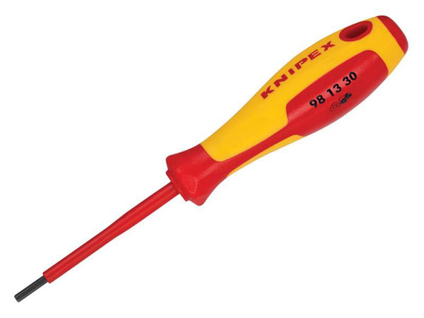 KNIPEX 98 13 30 VDE Hexagon Socket Screw Screwdriver 3.0 x 182mm