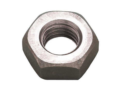 METALMATE Hexagon Full Nut, Zinc Plated