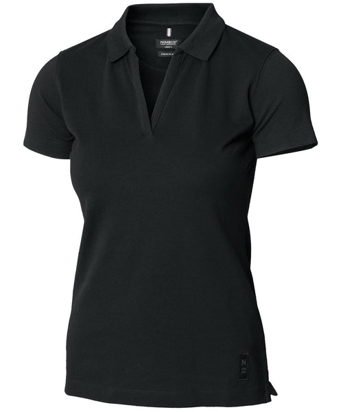 Nimbus Womens Harvard V-Neck Stretch Deluxe Polo