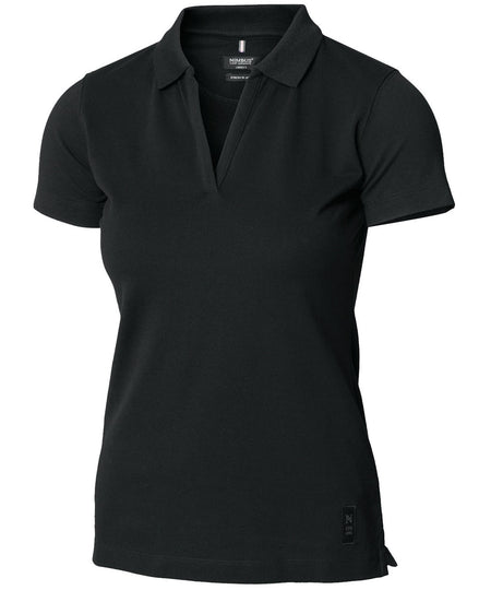 Nimbus Womens Harvard V-Neck Stretch Deluxe Polo
