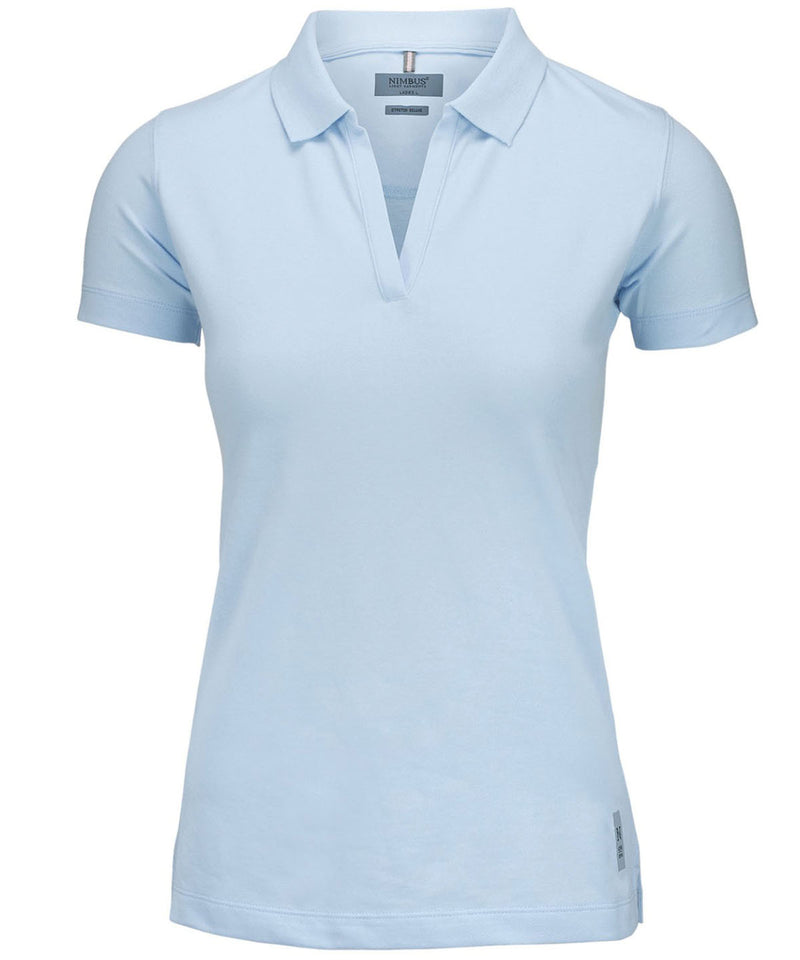 Nimbus Womens Harvard V-Neck Stretch Deluxe Polo