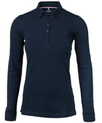 Nimbus Womens Carlington Deluxe Long Sleeve Polo - thumbnail 4