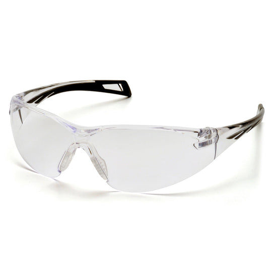 Pyramex PMXSLIM modern slim-fit safety spectacle with clear anti-fog lens.