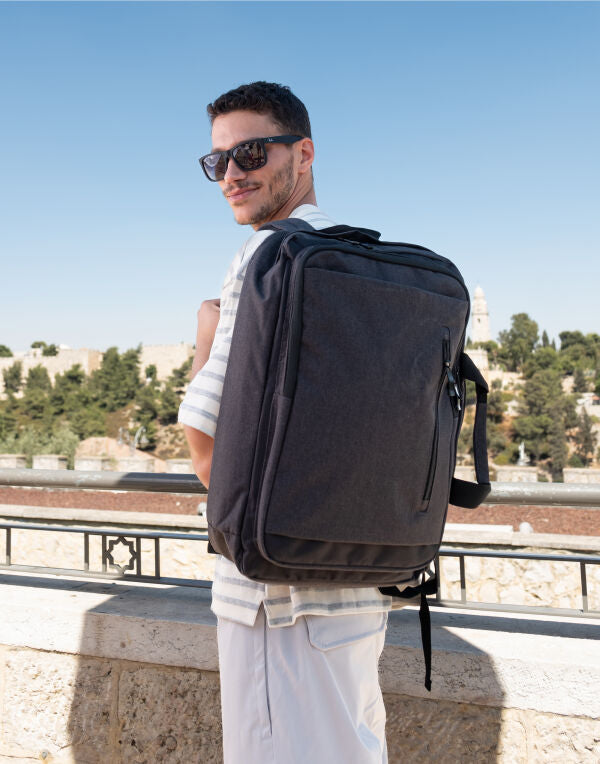 Shugon Bordeaux Laptop Briefcase - Charcoal/Black