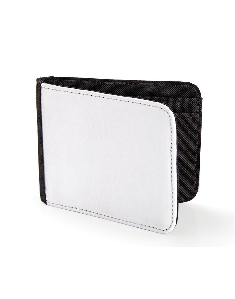 A blank Bagbase Sublimation Wallet, ready for personalization, shown against a neutral background.