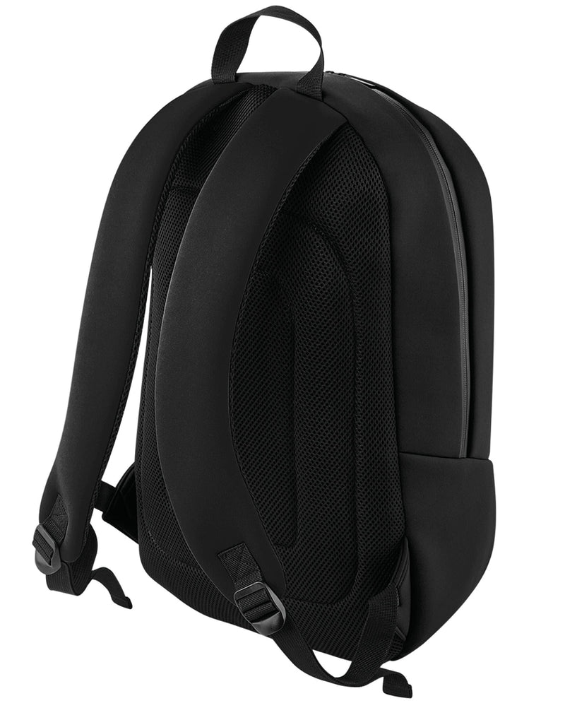 Person wearing the oyster-colored structured cross-body bag.