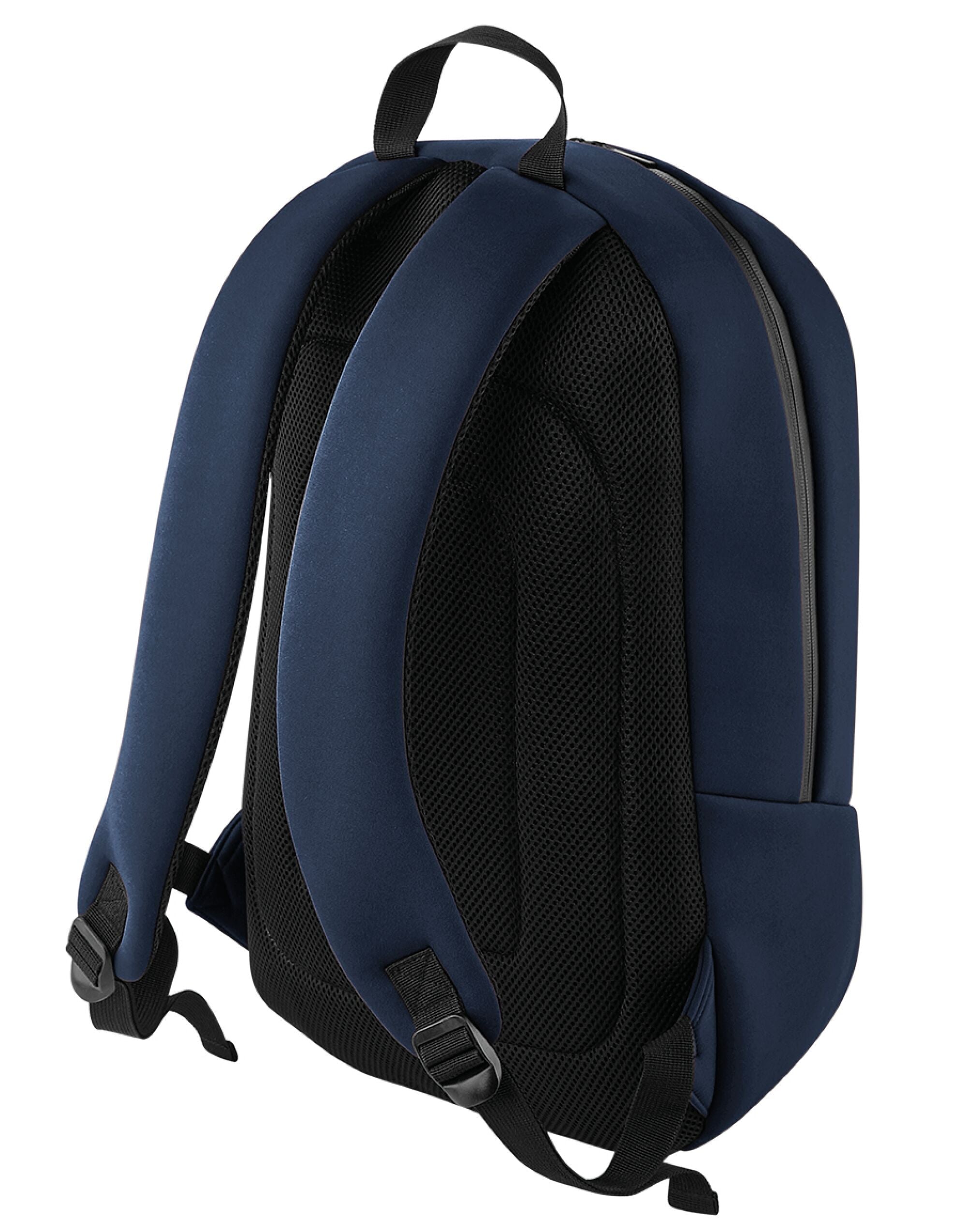 Angled view of the oyster-colored cross-body bag.