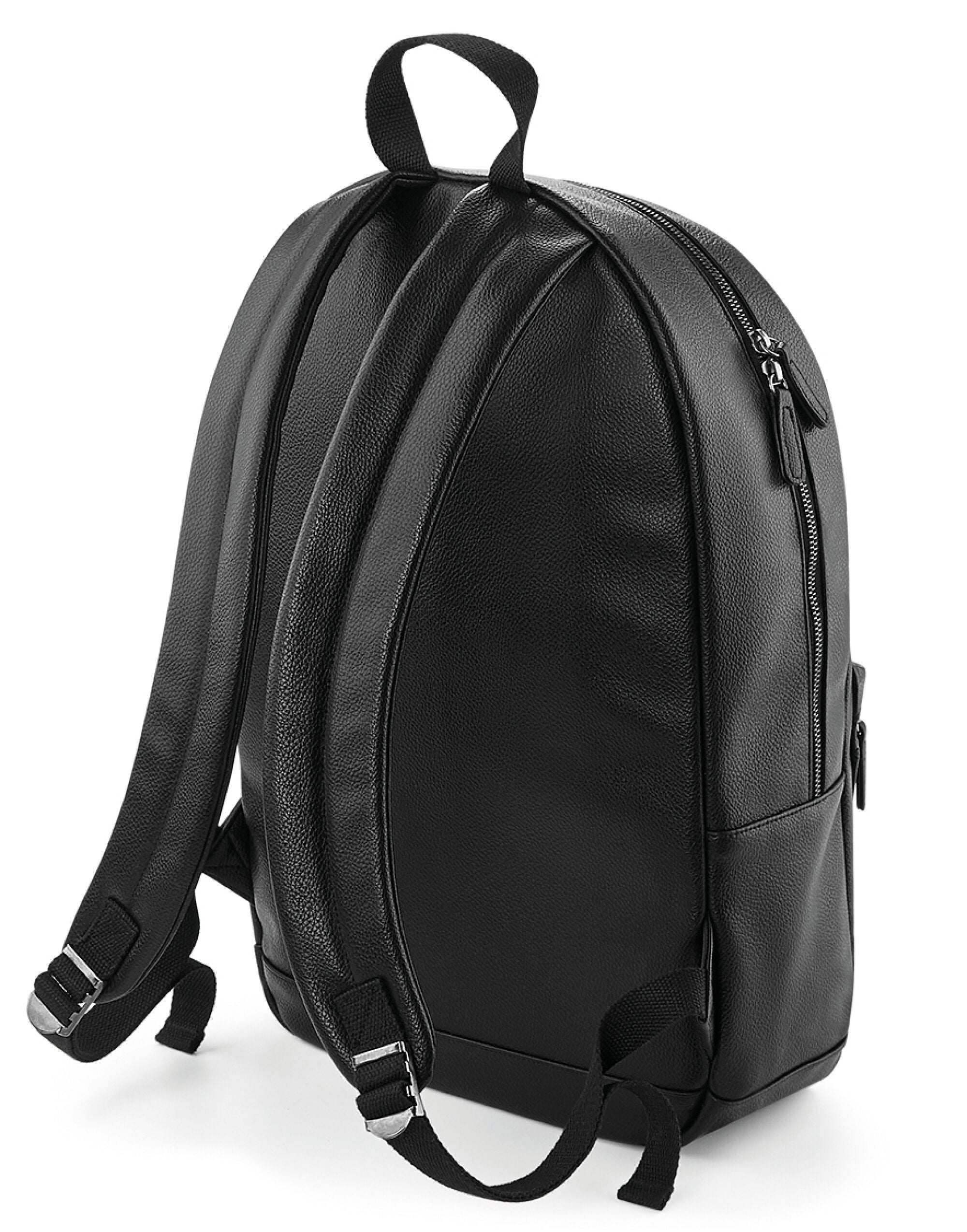 A grey faux-leather clear window travel case.