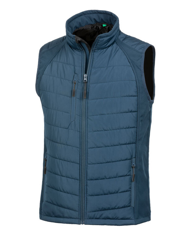 Result Recycled Compass Padded Softshell Gilet