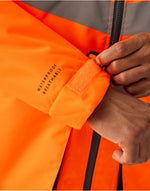 Regatta High Visibility TRA340 Hi-Vis Parka Jacket - Orange/Grey