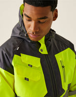 Regatta High Visibility Hi-Vis Parka Jacket - thumbnail 13