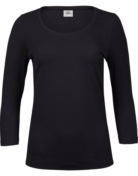 Tee Jays Women's Stretch 3/4 Sleeve Tee