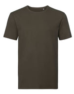 Russell Pure Organic Men'S T - Dark Olive