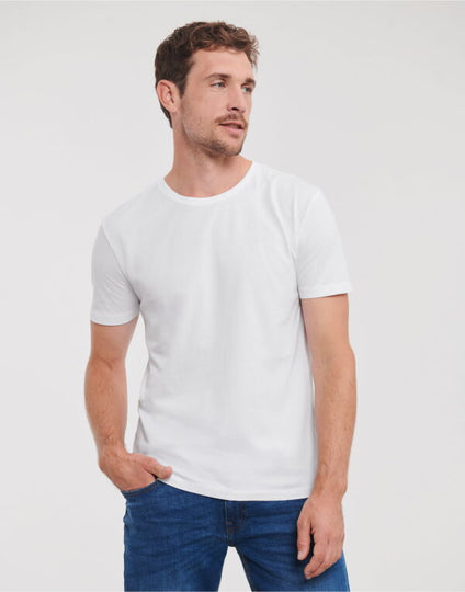 Russell Pure Organic Men'S T - White