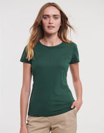 Russell Pure Organic Ladies' T - Bottle Green