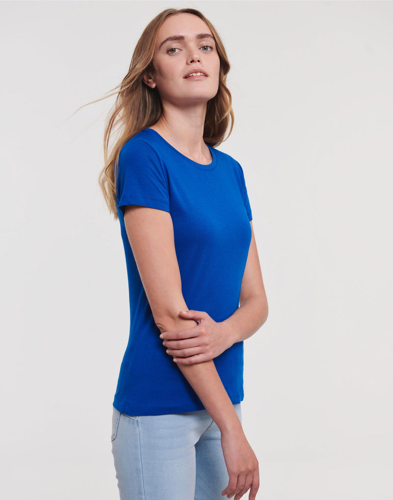 Russell Pure Organic Ladies' T - Bright Royal