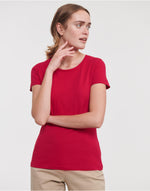 Russell Pure Organic Ladies' T - Classic Red